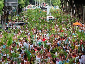 Procissão de Ramos (Foto: André Machado/Arquidiocese) Procissão de Ramos (Foto: André Machado/Arquidiocese)