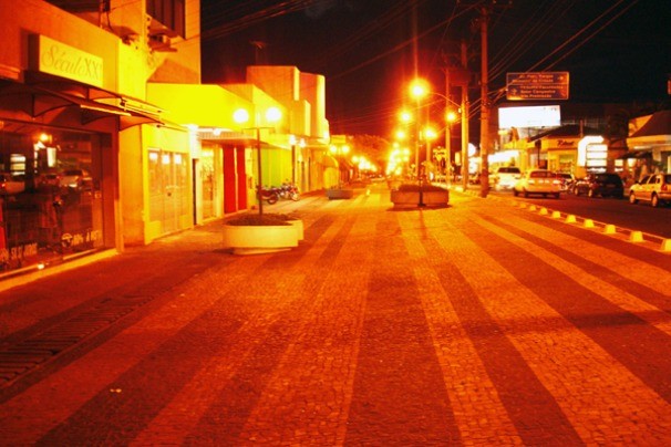 Calçadão, ponto turístico em Rio Verde.  (Foto: Prefeitura de Rio Verde)
