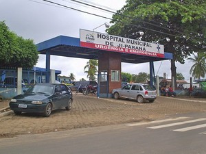 Os pacientes com suspeitas de H1N1 estão sendo tratados no Hospital Municipal de Ji-Paraná. (Foto: (Roberto Oliveira/TV Ji-Paraná) )