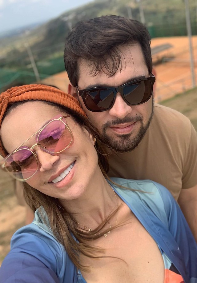 Solange Almeida curte férias com o marido em Serra de São Bento (Foto: Reprodução/Instagram)