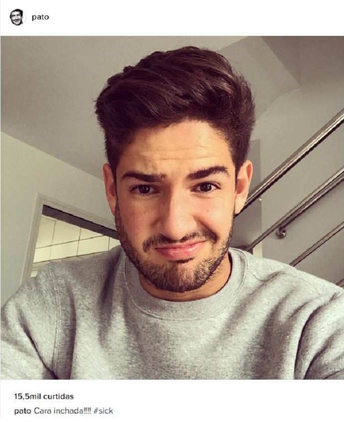 Alexandre Pato caxumba (Foto: Instagram / @pato)