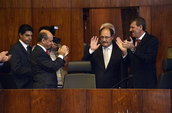 Posse do governador eleito José Ivo Sartori na Assembleia Legislativa (Foto: Mariana Carlesso/Agência ALRS)