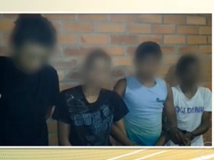 Menores são condenados a cumprir internação por estupro (Foto: Divulgação/PM)