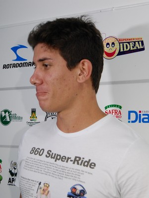 Giancarlo, atacante do Treze (Foto: Silas Batista / Globoesporte.com/pb)