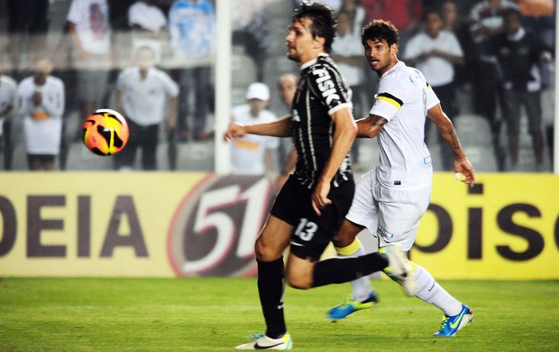 Willian José gol Santos x Corinthians (Foto: Marcos Ribolli / Globoesporte.com)