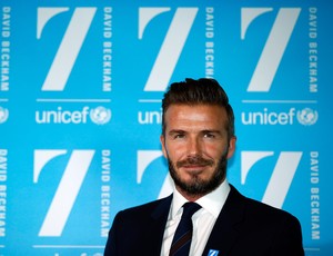 Beckham em evento da Unicef