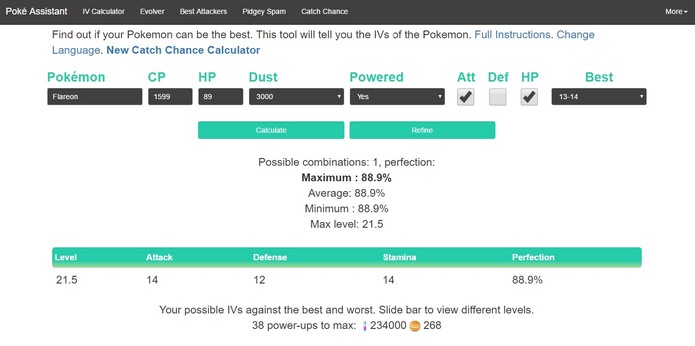 Pokémon Go: descubra exatamente todos os números do seu Pokémon (Foto: Reprodução/Vinícius Mathias)
