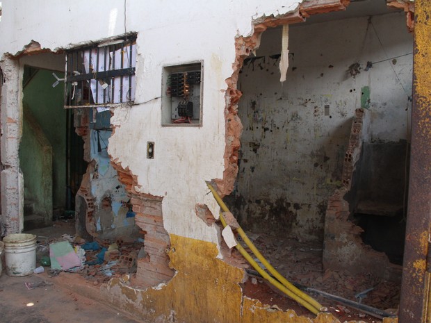 Casa de Detenção de São Luís ficou depredada após rebelião no início de outubro (Foto: Divulgação/Ascom/Sejap)