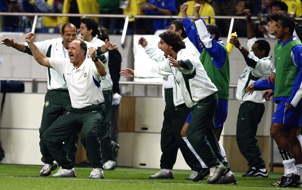 luiz felipe scolari felipão brasil copa do mundo 2002 (Foto: Agência Getty Images)