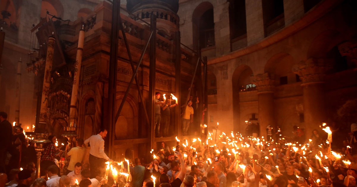 G1 Cristãos Ortodoxos celebram ressurreição de Cristo em Jerusalém notícias em Mundo G1 Cristãos Ortodoxos celebram ressurreição de Cristo em Jerusalém notícias em Mundo