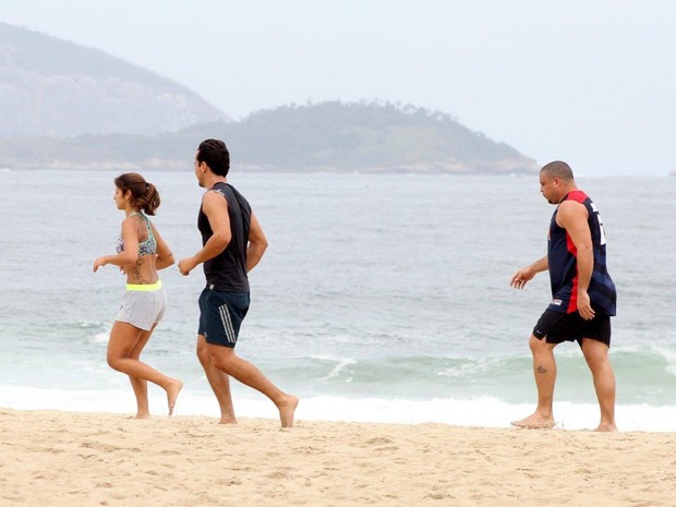 Ronaldo e Paula Morais (Foto: JC Pereira/AgNews)