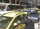 Centro do Rio continua com lentidão apesar de ajustes (Renata Soares/G1)
