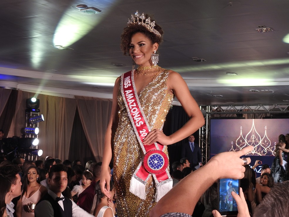 Juliana Soares foi eleita a Miss Amazonas 2017 (Foto: Indiara Bessa/G1 AM)