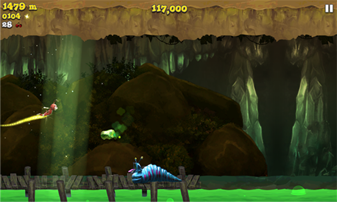 Firefly Runner é um game para Windows Phone onde você deve ajudar um pobre vagalume a resgatar os amigos (Foto: Divulgação/Windows Phone Store)