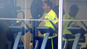 [COPA 2014] Fora do amistoso, trio volta a se exercitar na academia da Granja