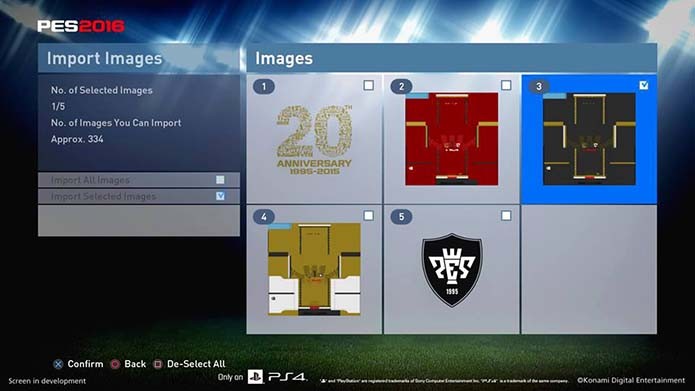 PES 2016: imagens detalham o novo modo de edição do game (Foto: Divulgação)