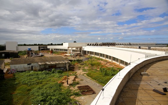 Obras do Campus do Cérebro, no Rio Grande do Norte, em 27 de agosto de 2015 (Foto: ASCOM Reitoria / UFRN)