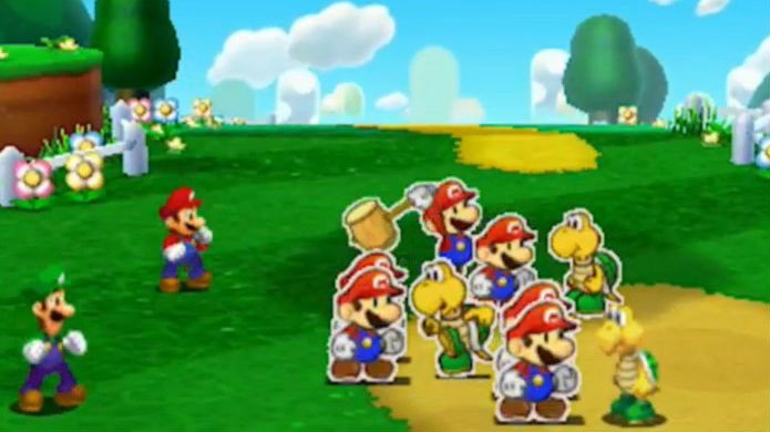 Mario & Luigi Paper Jam possui um excelente combate (Foto: Divulgação/Nintendo)