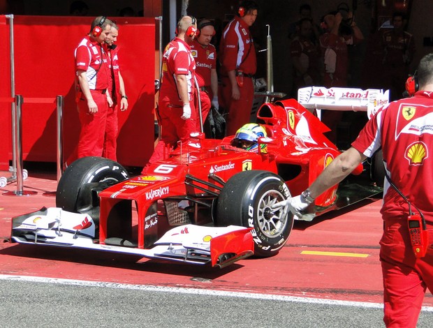 Felipe Massa treino Mugello F-1 (Foto: Rafael Lopes / TV Globo) Felipe Massa treino Mugello F-1 (Foto: Rafael Lopes / TV Globo)