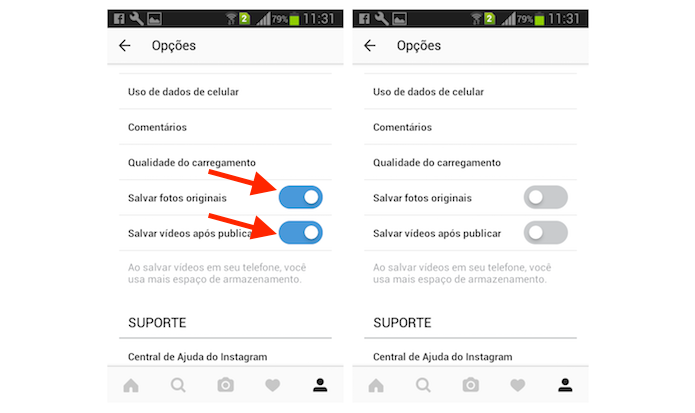 Instagram Salva Fotos E Vídeos Automaticamente Na Galeria Aprenda A Desativar Dicas E 7673