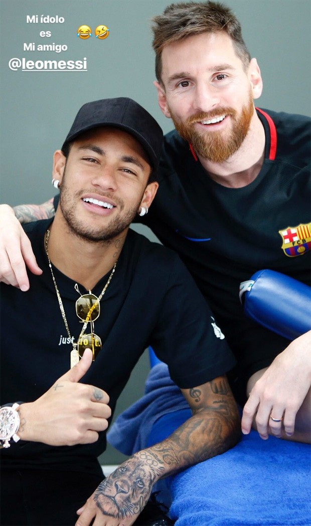 Neymar e Lionel Messi (Foto: Reprodução/Instagram)