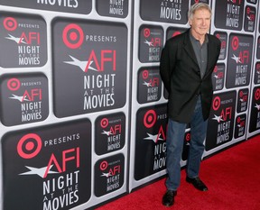Harrison Ford em premiação de cinema em Los Angeles, nos Estados Unidos (Foto: Frederick M. Brown/ Getty Images/ AFP)