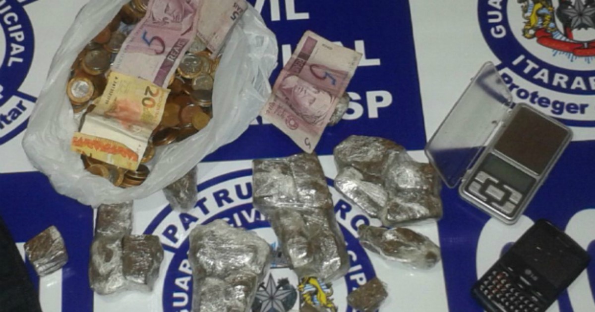 Dupla é detida com drogas na Vila Osório, em Itararé - Globo.com