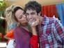 Ronny Kriwat ganhou um beijinho de Vivianne Pasmanter no intervalo das gravações (Foto: Pedro Curi/ TV Globo)