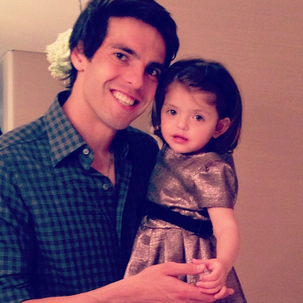 Kaká e a filha, Isabella (Foto: Instagram)
