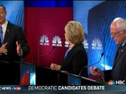 Hillary Clinton e Bernie Sanders se atacam em debate democrata