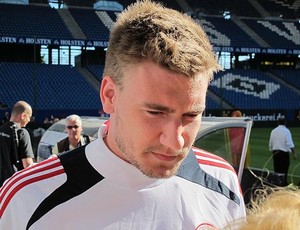 Bendtner, Dinamarca (Foto: Márcio Iannacca / Globoesporte.com)