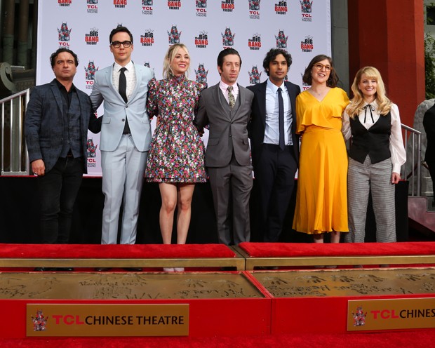 Johnny Galecki, Jim Parsons, Kaley Cuoco, Simon Helberg, Kunal Nayyar, Mayim Bialik e Melissa Rauch (Foto: Getty Images) Johnny Galecki, Jim Parsons, Kaley Cuoco, Simon Helberg, Kunal Nayyar, Mayim Bialik e Melissa Rauch (Foto: Getty Images)