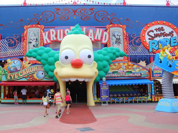 A atração The Simpsons Ride, no parque Universal Orlando (Foto: Ricky Brigante - Inside the Magic - Creative Commons)