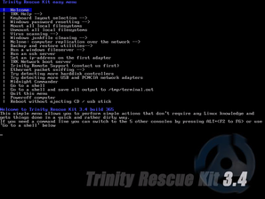 trinity rescue kit universal usb installer