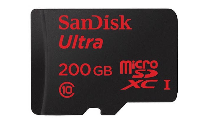 Primeiro microSD a chegar ao patamar de 200GB de armazenamento (Foto: Divulgação/Sandisk)