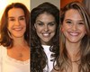 Juliana paiva, Lucélia Santos e Paloma Bernardi 'tricotam' durante troca de roupa (Foto: TV Globo)