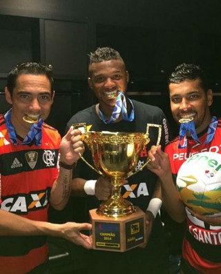Chicão, Felipe e André Santos (Foto: Reprodução/Instagram)