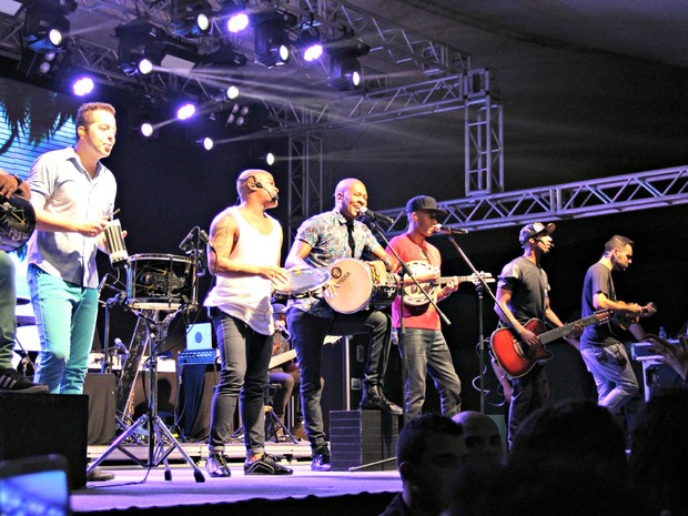 Neste ano, o grupo Turma do Pagode vai completar 15 anos de carreira (Foto: Sérgio Rodrigues/ G1 AM) Neste ano, o grupo Turma do Pagode vai completar 15 anos de carreira (Foto: Sérgio Rodrigues/ G1 AM)