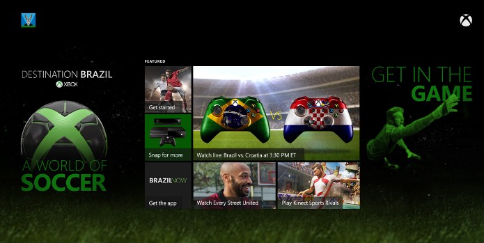 Xbox One ganhará aplicativo Brazil Now com informações da Copa do Mundo. (Foto: Divulgação)