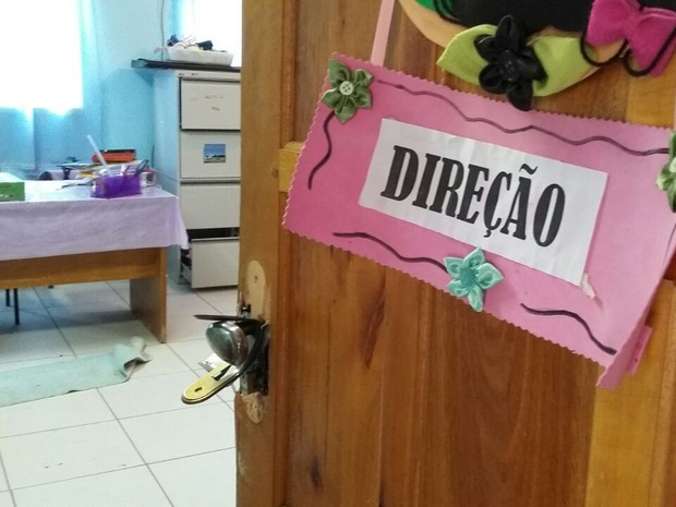Escola Octávio Antunes de Souza teve a secretaria arrombada (Foto: Prefeitura de São Joaquim/Divulgação)