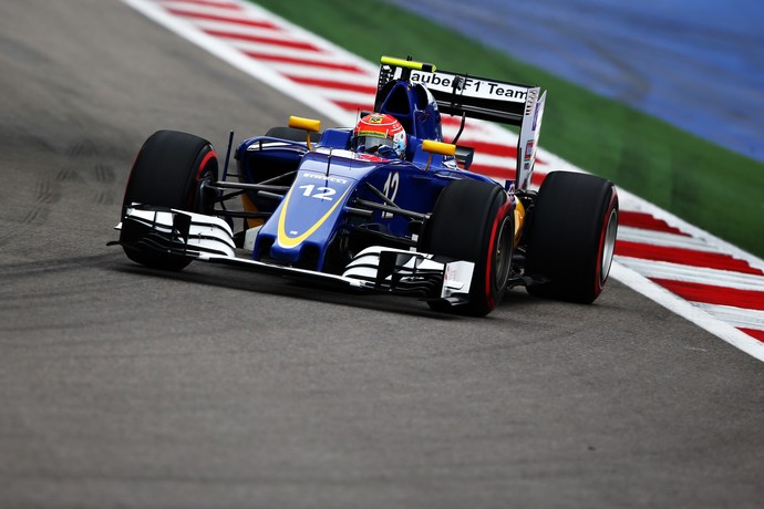 Felipe Nasr em ação no treino classificatório para o GP da Rússia (Foto: Getty Images) Felipe Nasr em ação no treino classificatório para o GP da Rússia (Foto: Getty Images)