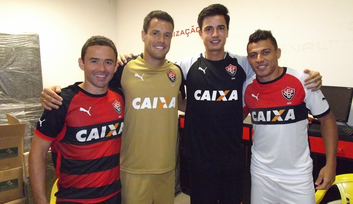 nova camisa Vitória (Foto: Divulgação / EC Vitória) nova camisa Vitória (Foto: Divulgação / EC Vitória)