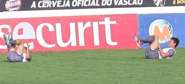 Treino dos reservas do Vasco São Januário (Foto: André Casado / Globoesporte.com)