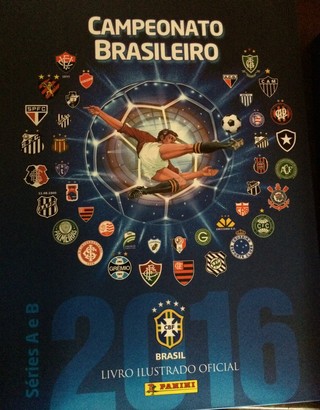 Capa do Álbum de Figurinhas do Campeonato Brasileiro 2016 (Foto: Rodrigo Faber)