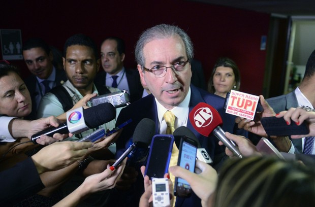 O presidente da Câmara, Eduardo Cunha, comentou sobre o espaço do PMDB na reforma ministerial (Foto: Alex Ferreira / Câmara dos Deputados)
