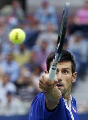 Novak Djokovic x Marin Cilic na semifinal do US Open (Foto: Reuters)