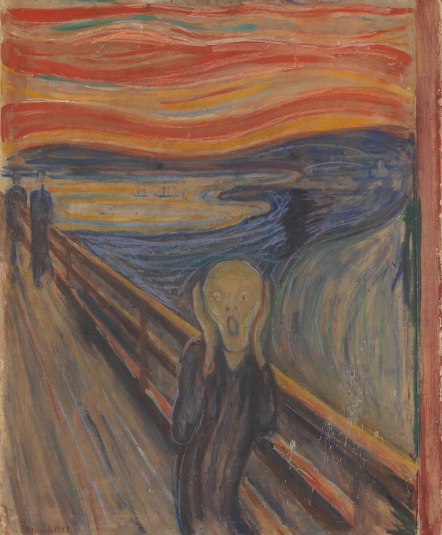 "O Grito" é a obra mais famosa de Edvard Munch (Foto: Munch, Edvard)