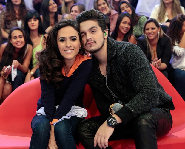 Luan Santana e Tatá Werneck (Foto: Felipe Monteiro/TV Globo)