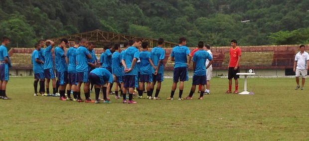 Enxuga Rato faz treino em Santos (Foto: Divulgação) Enxuga Rato faz treino em Santos (Foto: Divulgação)