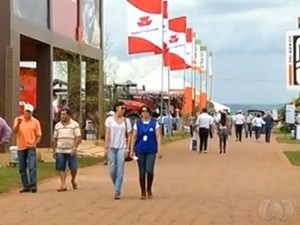 Mais de 90 mil são esperadas nos cinco dias do evento (Foto: Reprodução/TV Anhanguera)